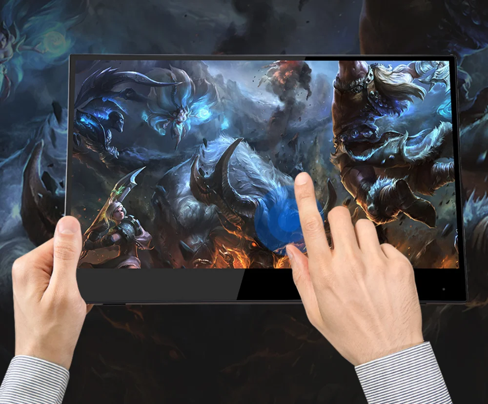 Eyoyo EM15M 15 6 &quot4K Портативный сенсорный экран HDR 3840X2160 IPS HDMI Type C дисплей Видео игровой