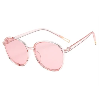 

Round Big frame Sunglasses Personalized Transparent Sunglasses Simple Cross-Border Sunglasses