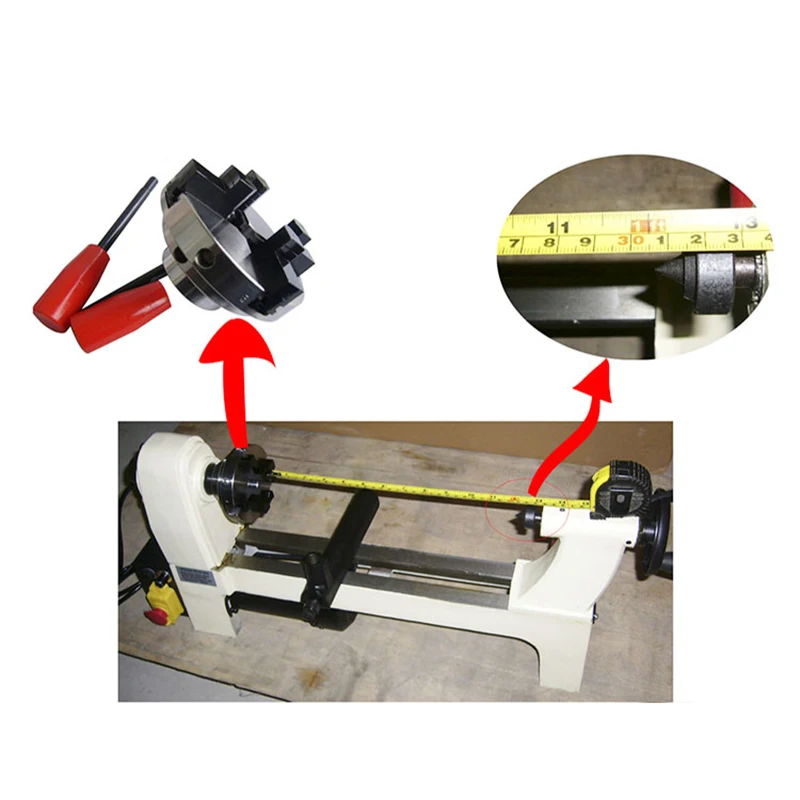 

4 Inch Lathe Chuck 100mm 4-Jaw Self Centering Chuck Wood Turning Chuck Mini Lathe Woodworking Chucks Machine Tool Accessories