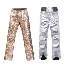 Женские утепленные длинные штаны для катания на лыжах, водонепроницаемые ветрозащитные теплые штаны для катания на лыжах, сноуборде, походов