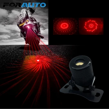 

FORAUTO Motorcycle Car External Fog Lamp Anti-Collision Laser Warning Light 6 Pattern Change Car Styling Car Lights