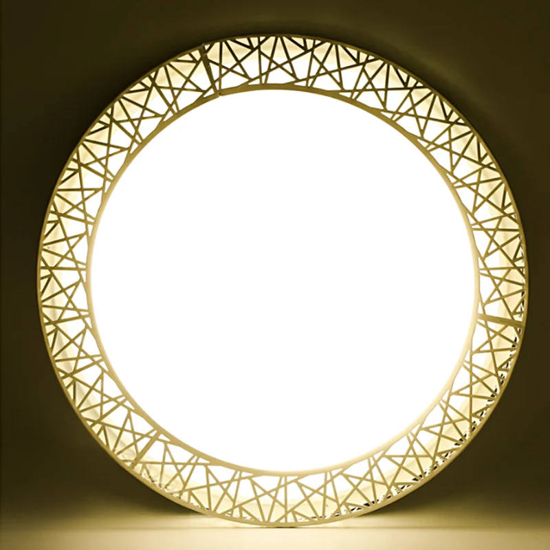  Modern LED Ceiling Lamp 12/24/36W Dimming Chandelier LED Light Remote Controller Fixture Home Livin - 4000166199622