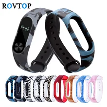 Rovtop браслеты для Xiaomi Mi Band 2 Смарт часы браслет силиконовый ремешок для Xiaomi Mi ремешок 2 ремешок зарядное устройство Z4