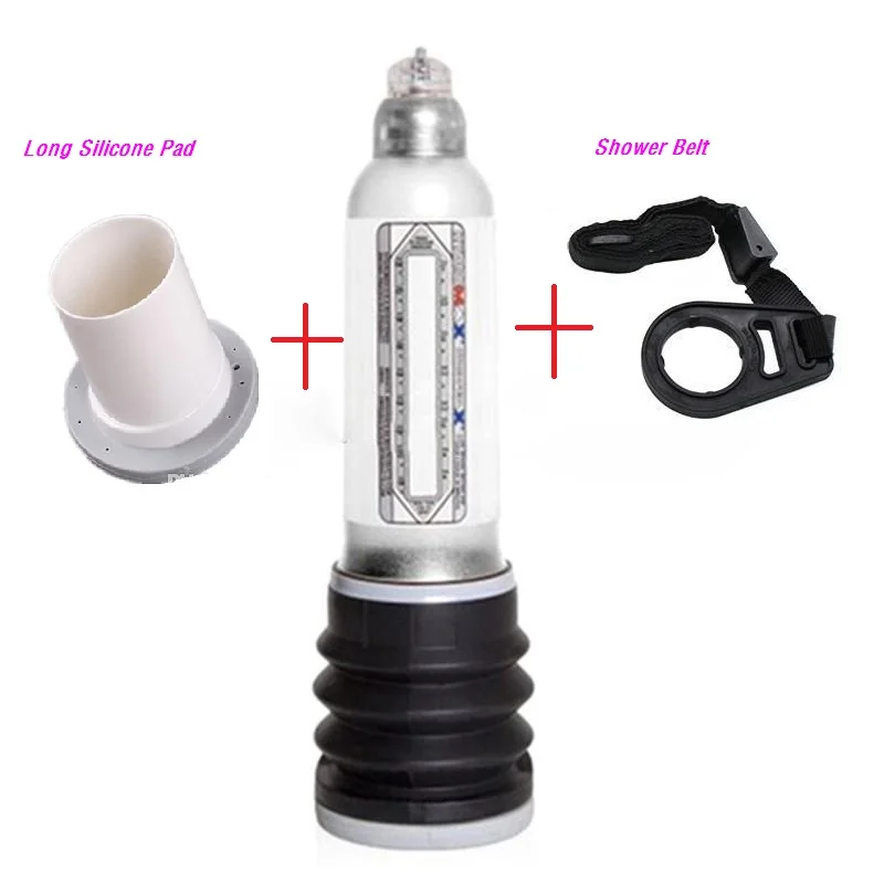 

X30 Pump Spa pump Hydrotherapy Pe-n-is Enlargement Water Spa Pump Pe-nis Extender with Shower Strap long silicone Pad