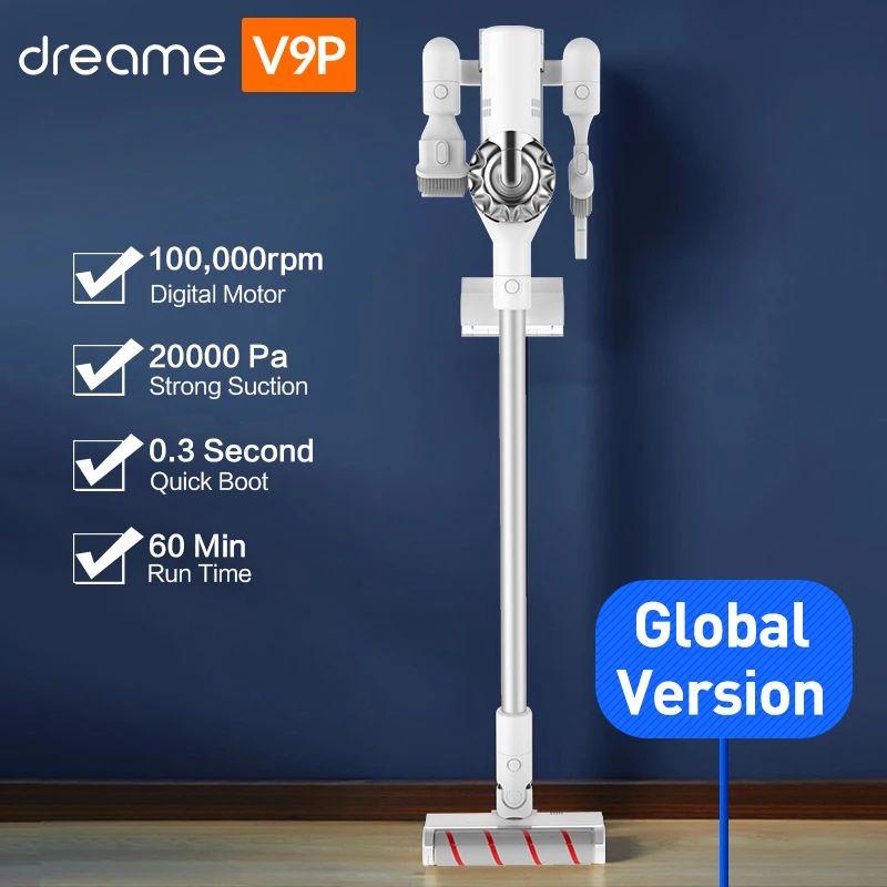 Dreame V9P V9 ручной беспроводной пылесос портативный беспроводной ковровый пылесборник подметальная Очистка для xiaomi Home Cyclone