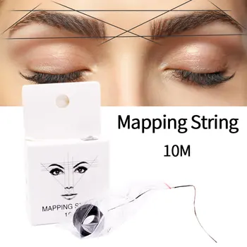 

10m 2pcs Pre Inked Mapping String Eyebrow Marker Tattoo Supplies Thread Positioning Ultra Thin Permanent Measuring Brows Point