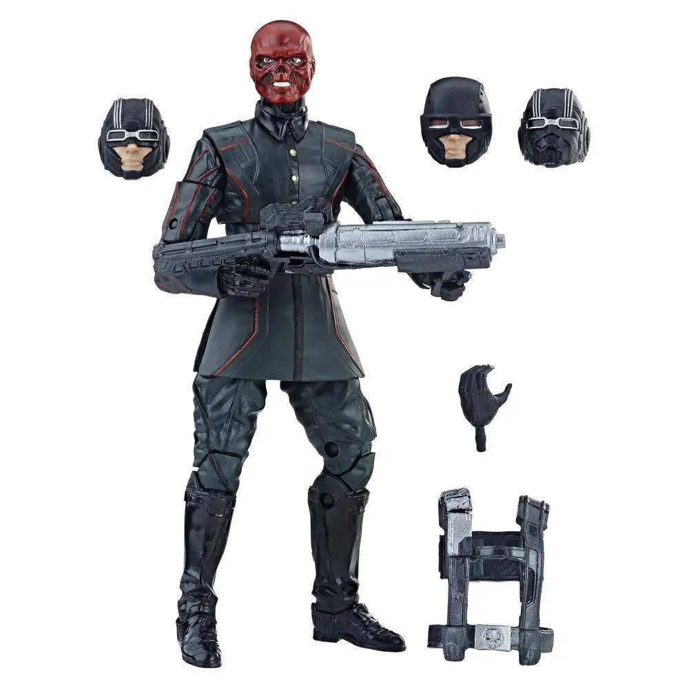 Original Marvel Legends 10Th Anniversary Red Skull 6 "Action Figure Studi I Primi Dieci Anni Captain America Toys