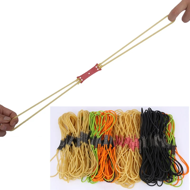 

Balight 1 PCS Elastic Catapult Bow Slingshot Hunting Slingshot Elastic Rubber Band Slingshot Resilient Tube Random Color LW