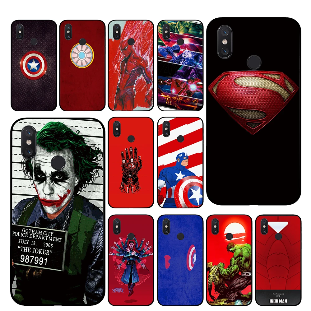 Для DC Marvel Роскошные Чехлы для телефона Xiaomi Redmi водоотталкивающая Камера GoPro 4 5 6 7 Pro