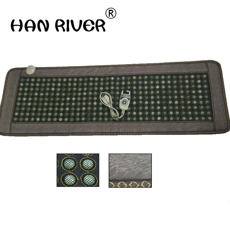 The new comfortable high quality jade cushion body massage heating household sofa can be adjusted 50*150CM |