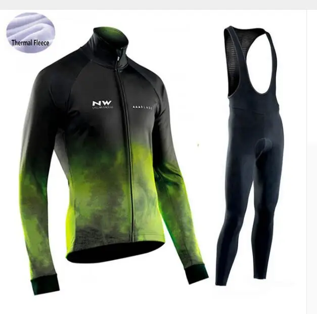 

2019 Man New Cycling Jersey Set Winter Long Sleeve Bike Clothing Racing Bicycle Clothes Cycling Set Maillot Ropa Ciclismo Hombr