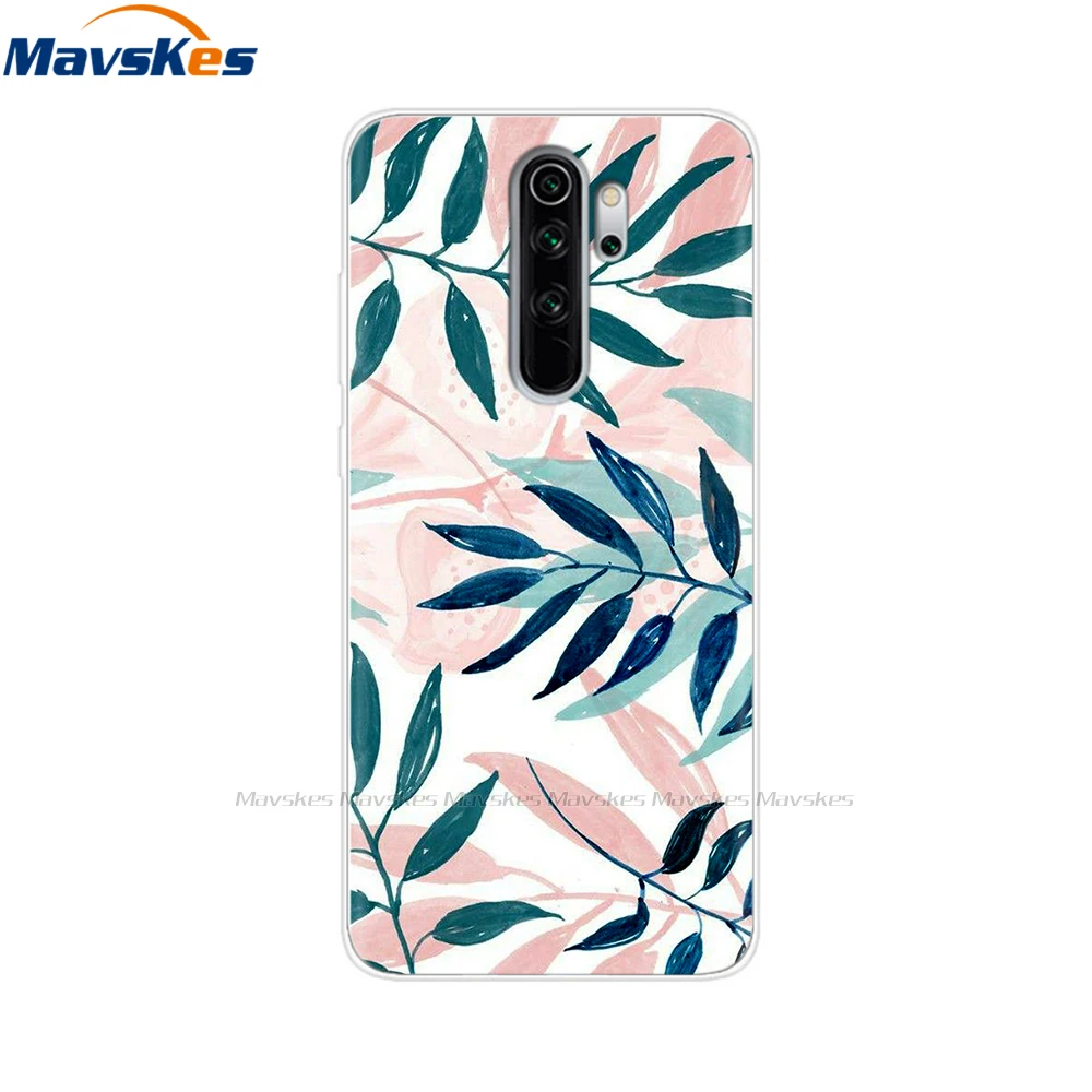 Phone Case for Xiaomi Redmi Note 8 Pro Case Silicone Painting Soft TPU for Xiaomi Redmi Note 8 Cases Fundas Coque Flower Cartoon xiaomi leather case glass Cases For Xiaomi