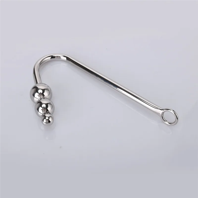 Günstig Anal Haken Metall Anal Plug Mit Ball Loch Butt Plug Dilatator Prostata massagegerät Exotische Anal Plug Sex Spielzeug Für Mann männlichen BDSM Spiel