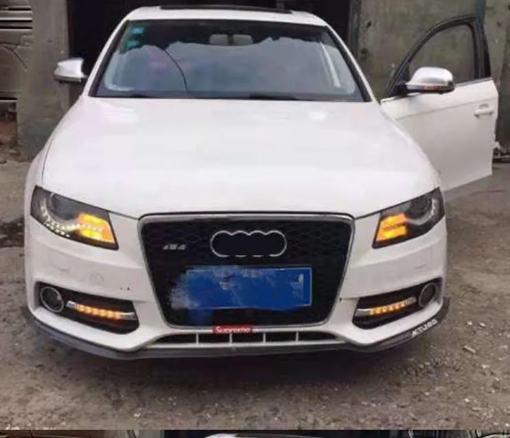 Подходит для Audi A4L B8 2009-2012 автомобильные аксессуары автомобиля DRL Вождения Дневные ходовые огни светильник светодиодный с мигающей противотуманной лампой реле Дневной светильник