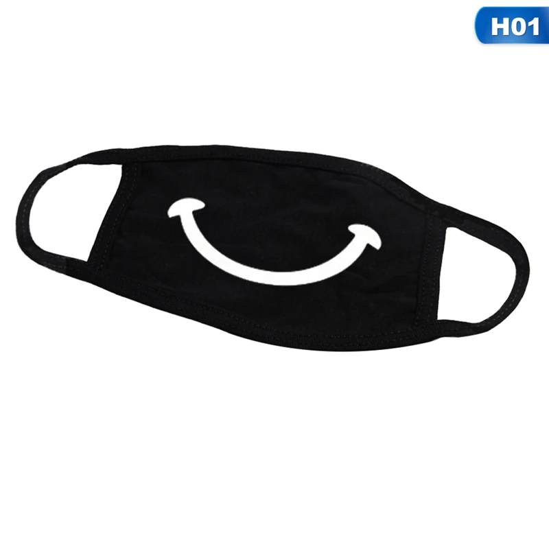 1pc Face Mouth Mask Unisex Camouflage Mouth-muffle Unisex Respirator Stop Air Pollution Cartoon Lovely Cotton Mask