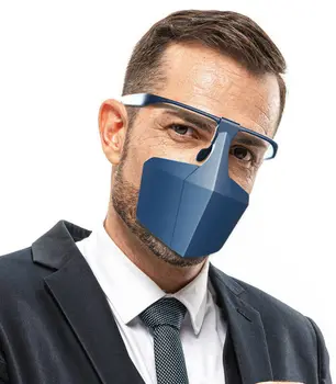 

Brand New Breathable Reusable Protective Cover Isolation Face Shield Protective Mask Against Droplets Anti-fog Dust