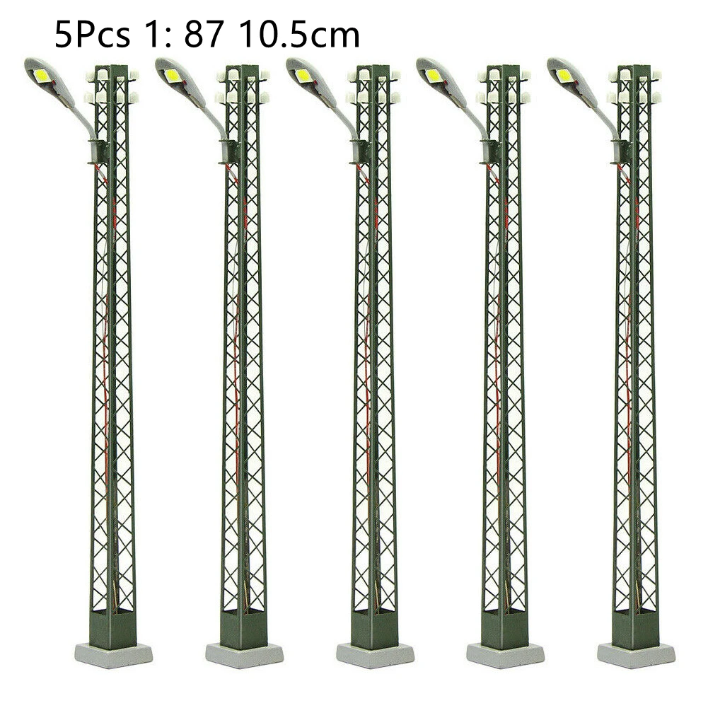 Evemodel LQS54N 3PC. 1:160 Model track lights grid mast light, track N