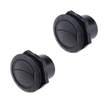 2 шт. 70x45 мм вентиляционное отверстие крышка настенное крепление выпускная решетка для вентиляции ABS круглая черная