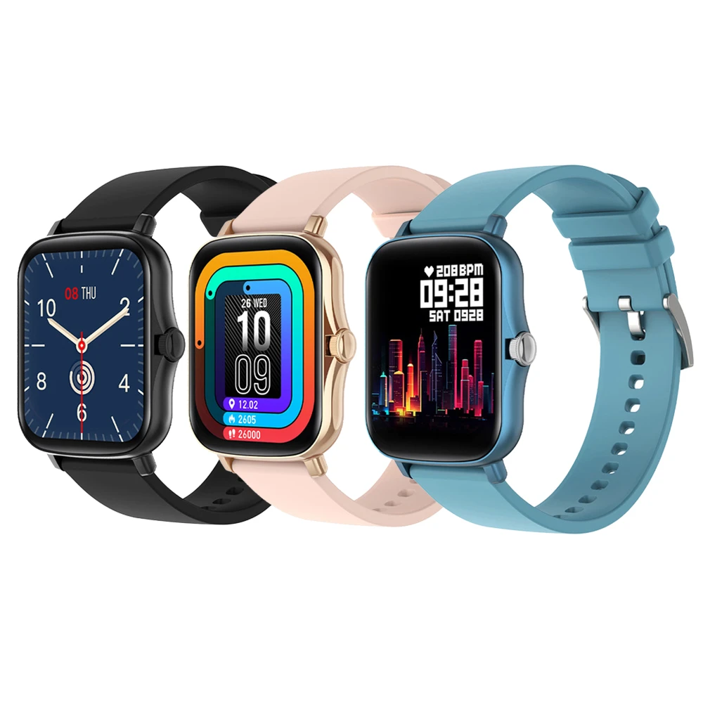 New 1.7 Inch Full Touch Screen Smart Watch Women Men Smartwatch Heart Rate  Fitness Bracelet Sports Smartwatch For Android Ios - Outdoor Fitness  Equipment - AliExpress