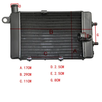 

Motorcycle Radiator For Aprilia TUONO1000 RSV1000 TUONO 02-05 Motorcycle Parts Left Aluminium Replacement Engine Cooling