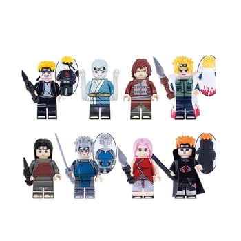 

DISNEY Naruto Building Blocks Bricks Anime Hashirama Senju Tobirama Action Figures Children Christmas Gift Toys for Boys Girls