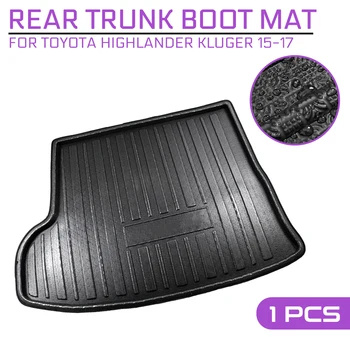 

Car Rear Trunk Anti-mud Cover Floor Mat Carpet For Toyota Highlander Kluger 2015 2016 2017
