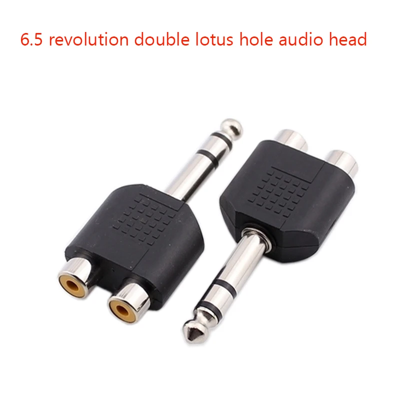 6..5 Convertor Adapter Cable 6.35 Male to 2 RCA Male AUX 0.2m/1m1.5m -  AliExpress