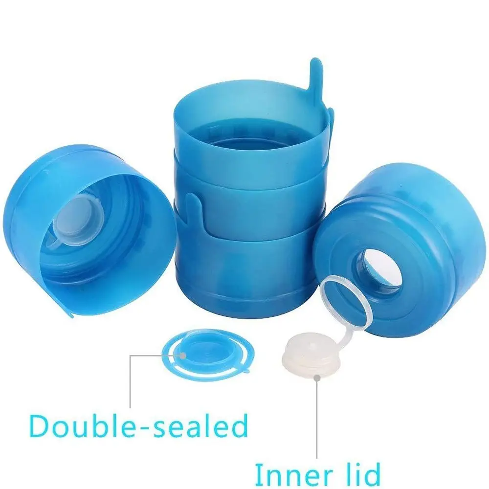 Zddaoole 30 Pack Non Spill Caps,Reusable 55mm 3 and 5 Gallon Water Bottle  Snap On Cap,Replacement No…See more Zddaoole 30 Pack Non Spill  Caps,Reusable