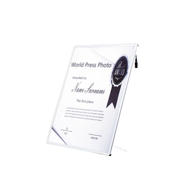 

A4 restsurant sign holder menu stand illuminated the sign holder light box led