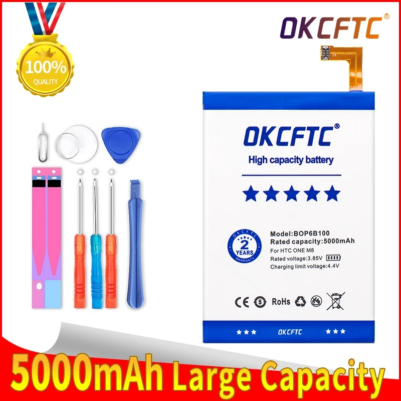 

Original Hight Capacity BOP6B100 Battery B0P6B100 For HTC One 2 M8 Battery E8 M8x M8 X One2 W8 M8SD M8T M8W M8D M8SW M8ST