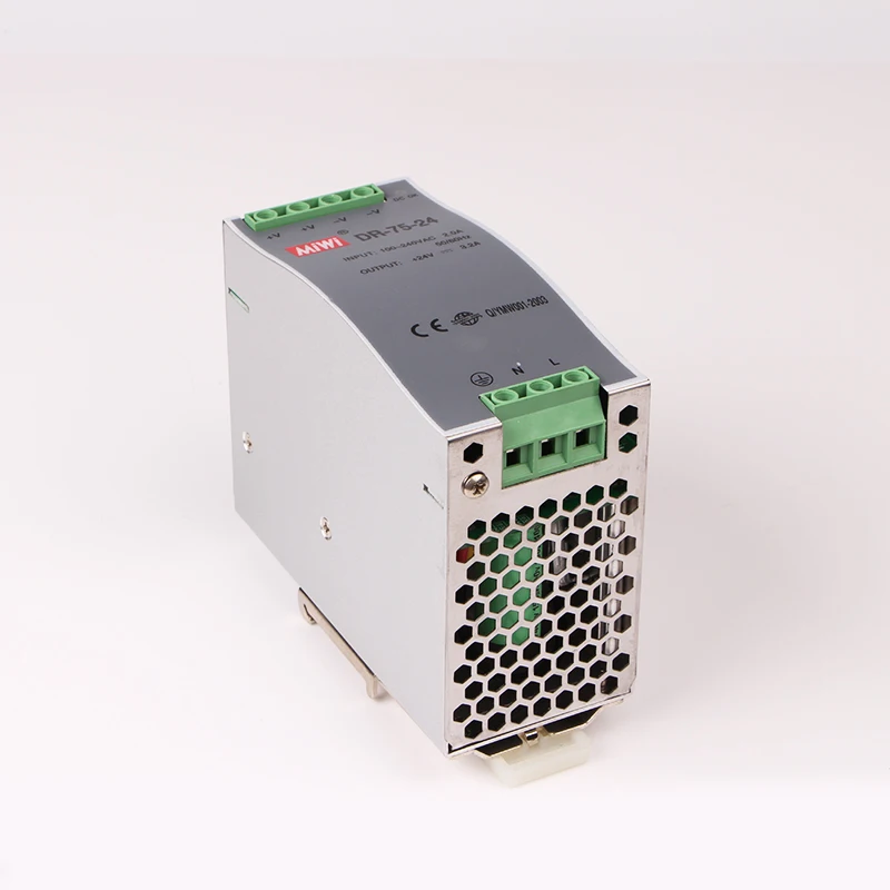 DC12V 24V 48V 6.3A 3.2A 1.6A din-рейка 75W Electrial AC DC DR-75-12 DR-75-24 DR-75-48 одиночный выход импульсный источник питания