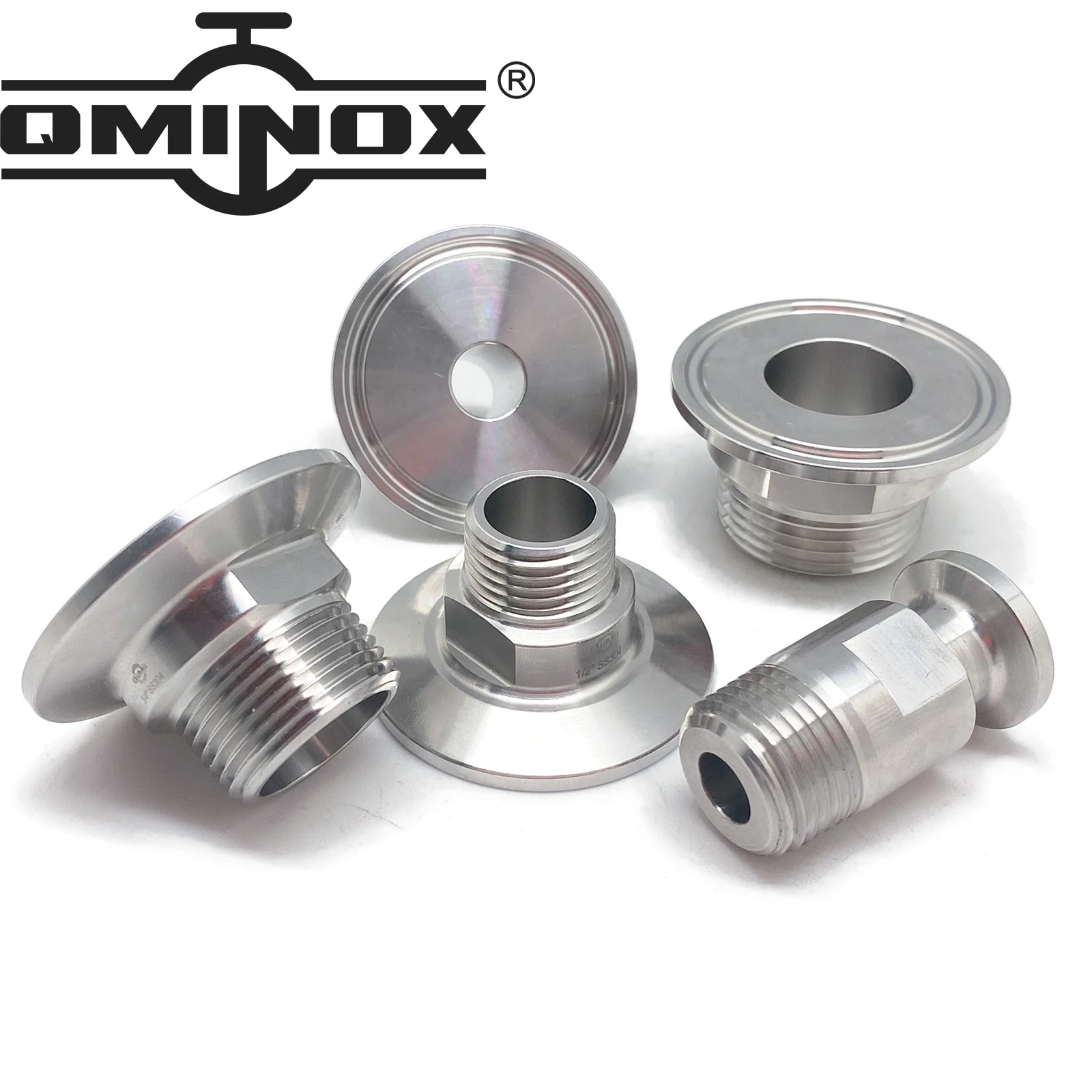 Tri clamp thread NPT Male adapter Pipe Fittings SS304 TC 25.4mm 34mm 50