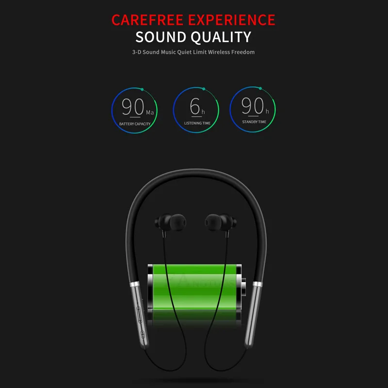 FANGTUOSI беспроводные Bluetooth наушники HiFi стерео спортивные наушники для бега гарнитура наушники аурикулярный с микрофоном для iPhone samsung IOS