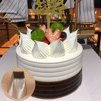 

Pastry Tip Icing Piping Nozzles 1Pcs Large Size Cake Decorating Tools Square Fondant Cake Mold Baking Accessories