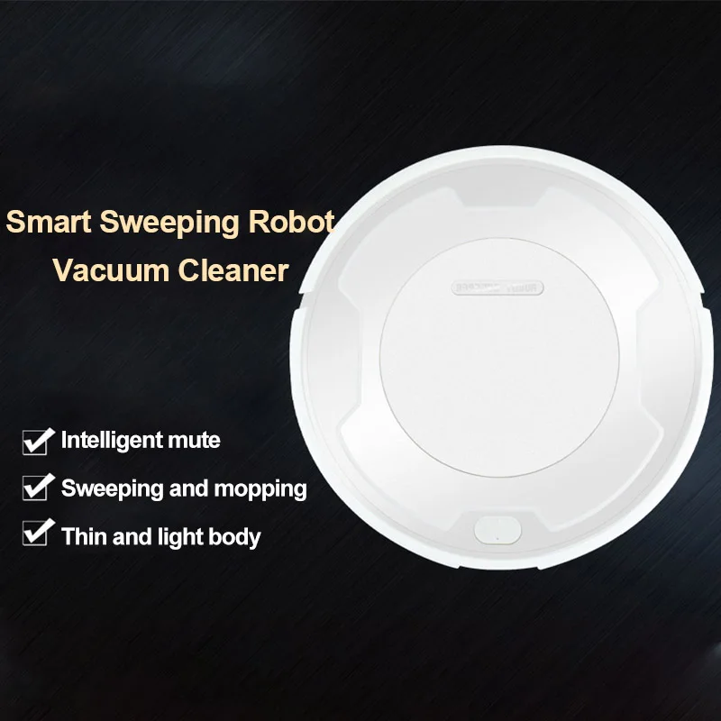 

3 In 1 Robot Vacuum Cleaner Wireless USB Rechargeable Smart Sweeping Robot Automatic Sweeper Household Floor Cleaning Machine