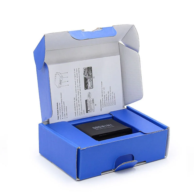OBD Мини двойной зарядное устройство USB для мобильного телефона с светодиодный дисплей OBD понижающая линия функция поддержка 12 в 24 В батарея защита