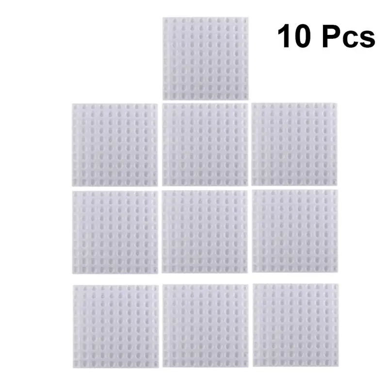 

RUIMIO 10Pcs Tattoo Ink Pigment Holder Stand Square Makeup Colorant Rack Tattoo Dyestuff Stand Tattooing Tool For Permanent