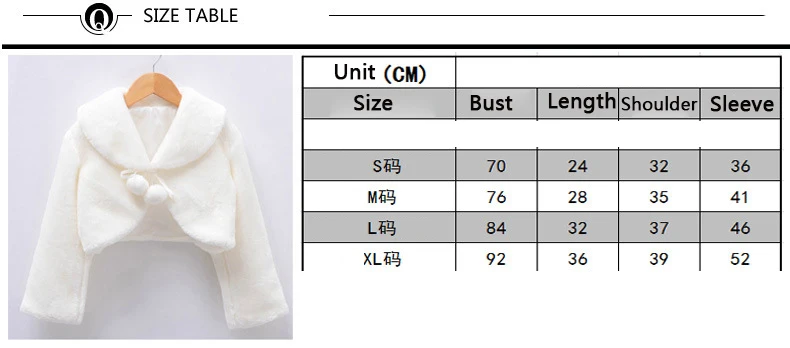 Thicken Plush Bolero Shrug Princess White Faux Fur Coat Shoulder Cape Wedding Dress Shawl Wraps Stole Warm Short Jacket