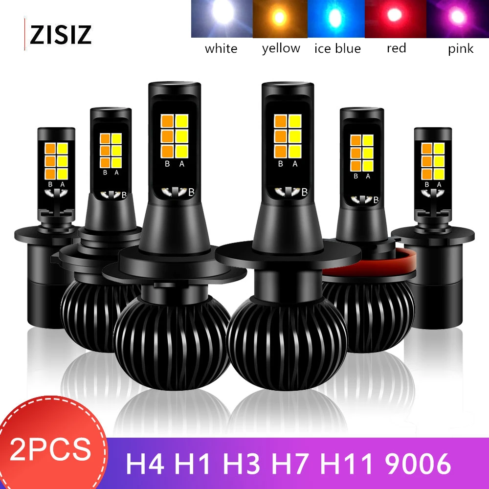 Мини Canbus автомобильный головной светильник светодиодный лампы H11 H1 H7 H4 70W 6000K 7200LM