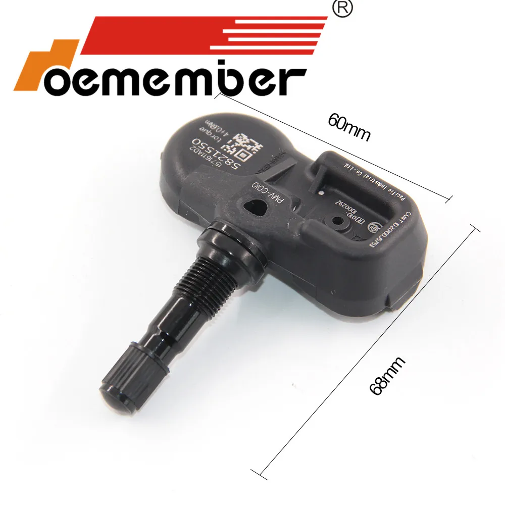 Oember 42607-06020 датчик давления в автомобильных шинах TPMS системный датчик для Toyota Camry Corolla Prius 315 МГц
