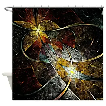 

Unique Custom Colorful Artistic Fractal Shower Curtain