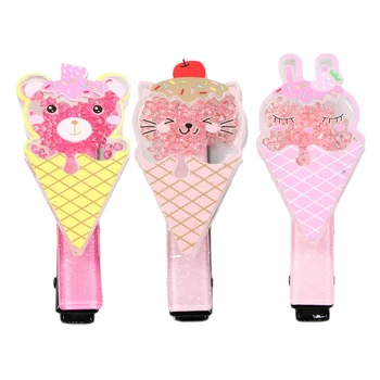 

David accessories 10Pcs Shakers Quicksand Resin with Beads Hair Clip Accessories Jewelry Craft DIY Decoration,10Yc8976