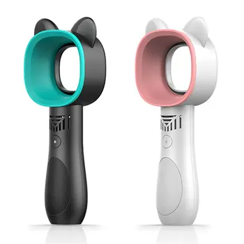 

Cat Handheld Leafless Fan Mini Charging Small Fan Mini Usb Charging Student Handheld Fan 1 Pcs Zero9 Cute No Timing CE Cimiva