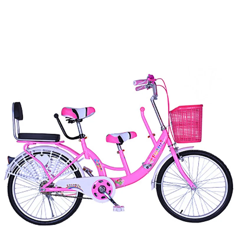 Two-Person 22-Inch Bike Mother And Child Bike Women's Mother And Child Bicycle Can Bring 2 Children Two-Person 22-Inch Bike Mother And Child Bike Women's Mother And Child Bicycle Can Bring 2 Children