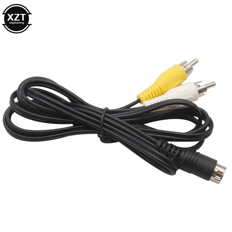 3 PIN 1,5 м 5FT av-кабель провод аудио-видео AV стерео композитный адаптер кабель для SEGA Genesis/MD второго поколения мега-драйв