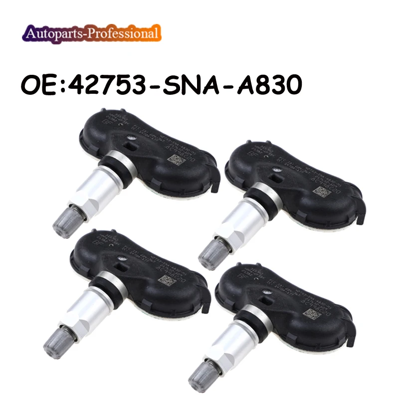 4 Pcs/lot For Honda Civic Tpms Sensor Tire Pressure Monitor System