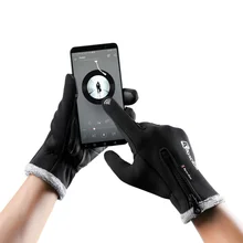 Теплые лыжные перчатки для мужчин и женщин, зимние лыжные флисовые водонепроницаемые перчатки для сноуборда с сенсорным экраном, зимние мотоциклетные теплые варежки