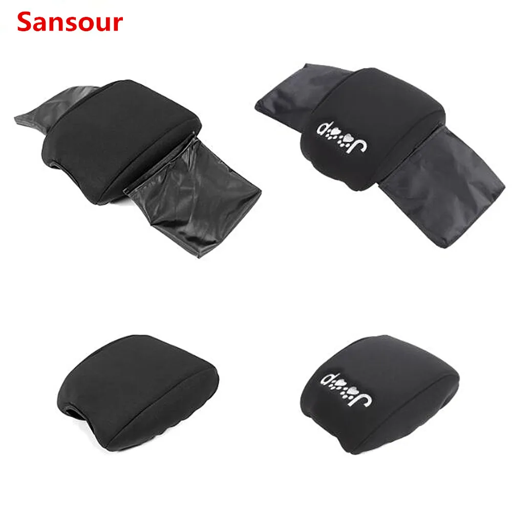 Sansour подлокотники для Jeep Wrangler JL Up подлокотник автомобиля накладки на коробку мешок для хранения для Jeep Wrangler JL автомобильные аксессуары