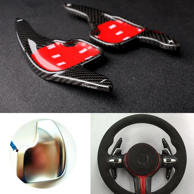 Рычаг переключения руля для BMW F30 F31 F32 F10 F20 F22 X4 Z4 Carbon Fiber Paddle Shift | Автомобили и