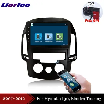 

Liorlee Car Android Multimedia Radio For Hyundai i30/Elantra Touring 2007-2012 Manual AC DVD Player GPS Navigation